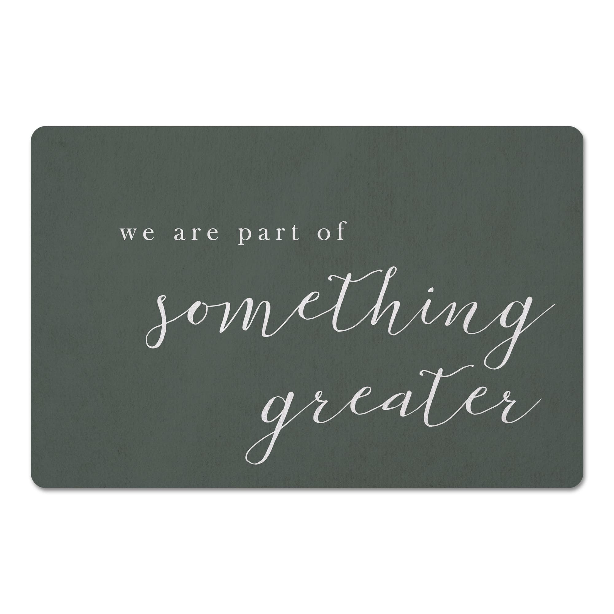 Part Of Something Greater 18" x 27" Floor Mat